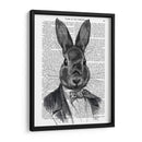 Conejo En Traje Retrato - Fab Funky | Cuadro decorativo de Canvas Lab