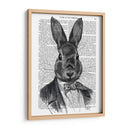 Conejo En Traje Retrato - Fab Funky | Cuadro decorativo de Canvas Lab