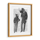 Día De Los Padres Rinocerontes - Fab Funky | Cuadro decorativo de Canvas Lab