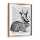 Retrato De Jackalope 1 - Fab Funky | Cuadro decorativo de Canvas Lab