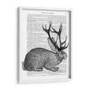 Retrato De Jackalope 1 - Fab Funky | Cuadro decorativo de Canvas Lab
