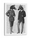 Dos Caballeros De Cebra - Fab Funky | Cuadro decorativo de Canvas Lab