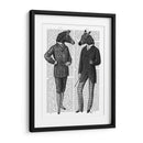 Dos Caballeros De Cebra - Fab Funky | Cuadro decorativo de Canvas Lab