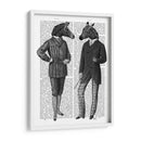 Dos Caballeros De Cebra - Fab Funky | Cuadro decorativo de Canvas Lab