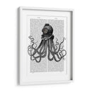 Pulpo Y Casco De Buceo. - Fab Funky | Cuadro decorativo de Canvas Lab