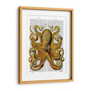 Frente De Pulpo Amarillo Vintage - Fab Funky | Cuadro decorativo de Canvas Lab