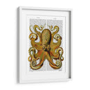 Frente De Pulpo Amarillo Vintage - Fab Funky | Cuadro decorativo de Canvas Lab