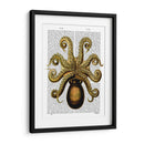 Pulpo Amarillo Vintage Debajo De La Parte Inferior - Fab Funky | Cuadro decorativo de Canvas Lab