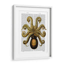 Pulpo Amarillo Vintage Debajo De La Parte Inferior - Fab Funky | Cuadro decorativo de Canvas Lab