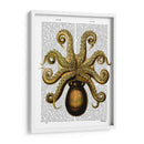Pulpo Amarillo Vintage Debajo De La Parte Inferior - Fab Funky | Cuadro decorativo de Canvas Lab