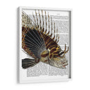 Pescado Espigado De La Vendimia - Fab Funky | Cuadro decorativo de Canvas Lab