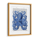Pulpo Azul De La Vendimia 1 Frente - Fab Funky | Cuadro decorativo de Canvas Lab