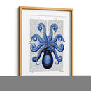 Pulpo Azul De La Vendimia 1 Debajo De La Parte Inferior - Fab Funky | Cuadro decorativo de Canvas Lab