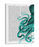 Media Verde Octopos - Fab Funky | Cuadro decorativo de Canvas Lab