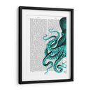 Media Verde Octopos - Fab Funky | Cuadro decorativo de Canvas Lab