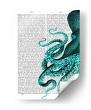 Media Verde Octopos - Fab Funky | Cuadro decorativo de Canvas Lab