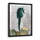 Seahorse Y Erizos De Mar. - Fab Funky | Cuadro decorativo de Canvas Lab