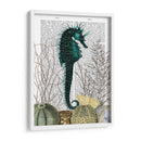 Seahorse Y Erizos De Mar. - Fab Funky | Cuadro decorativo de Canvas Lab