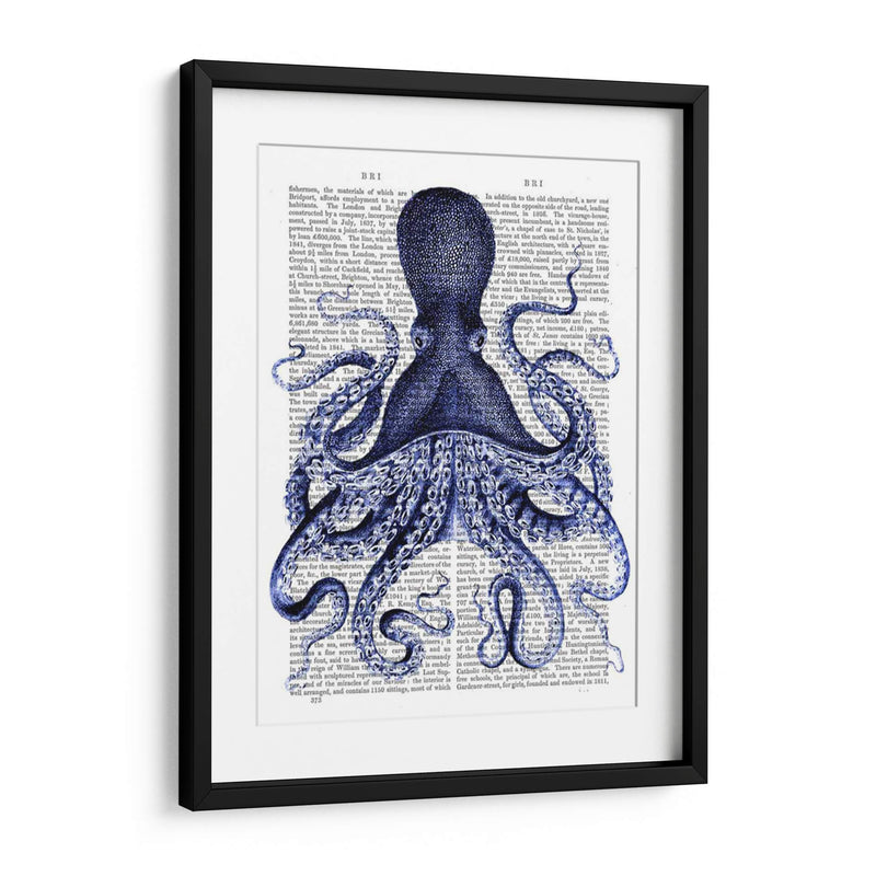 Octopus Azul 3 - Fab Funky | Cuadro decorativo de Canvas Lab