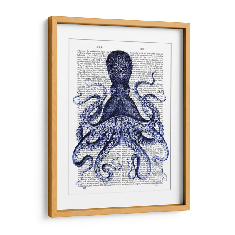 Octopus Azul 3 - Fab Funky | Cuadro decorativo de Canvas Lab