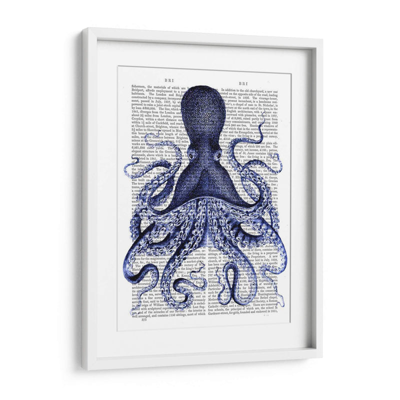 Octopus Azul 3 - Fab Funky | Cuadro decorativo de Canvas Lab