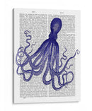 Octopus Azul 4 - Fab Funky | Cuadro decorativo de Canvas Lab