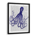 Octopus Azul 4 - Fab Funky | Cuadro decorativo de Canvas Lab