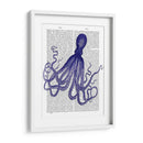 Octopus Azul 4 - Fab Funky | Cuadro decorativo de Canvas Lab