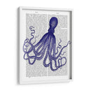 Octopus Azul 4 - Fab Funky | Cuadro decorativo de Canvas Lab