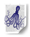 Octopus Azul 4 - Fab Funky | Cuadro decorativo de Canvas Lab