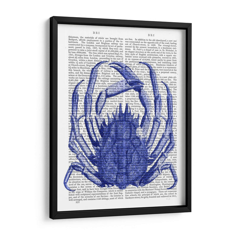 Cangrejo Azul - Fab Funky | Cuadro decorativo de Canvas Lab