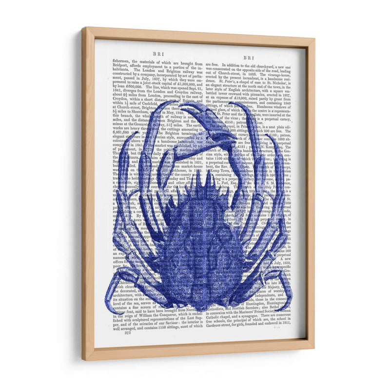 Cangrejo Azul - Fab Funky | Cuadro decorativo de Canvas Lab