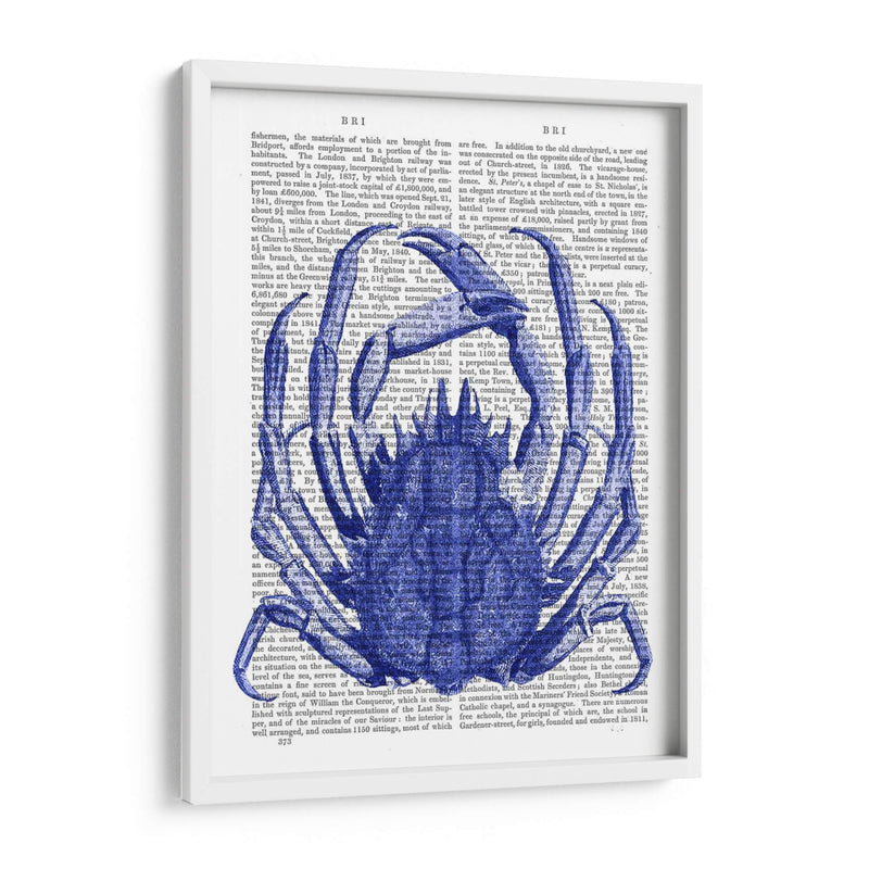Cangrejo Azul - Fab Funky | Cuadro decorativo de Canvas Lab