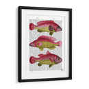Trío De Fantasía Rojo Y Amarillo - Fab Funky | Cuadro decorativo de Canvas Lab