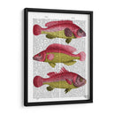Trío De Fantasía Rojo Y Amarillo - Fab Funky | Cuadro decorativo de Canvas Lab