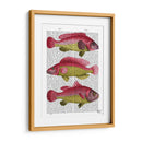 Trío De Fantasía Rojo Y Amarillo - Fab Funky | Cuadro decorativo de Canvas Lab