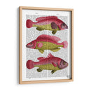 Trío De Fantasía Rojo Y Amarillo - Fab Funky | Cuadro decorativo de Canvas Lab