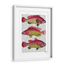 Trío De Fantasía Rojo Y Amarillo - Fab Funky | Cuadro decorativo de Canvas Lab
