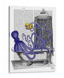 Octopus En El Baño - Fab Funky | Cuadro decorativo de Canvas Lab