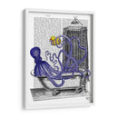 Octopus En El Baño - Fab Funky | Cuadro decorativo de Canvas Lab
