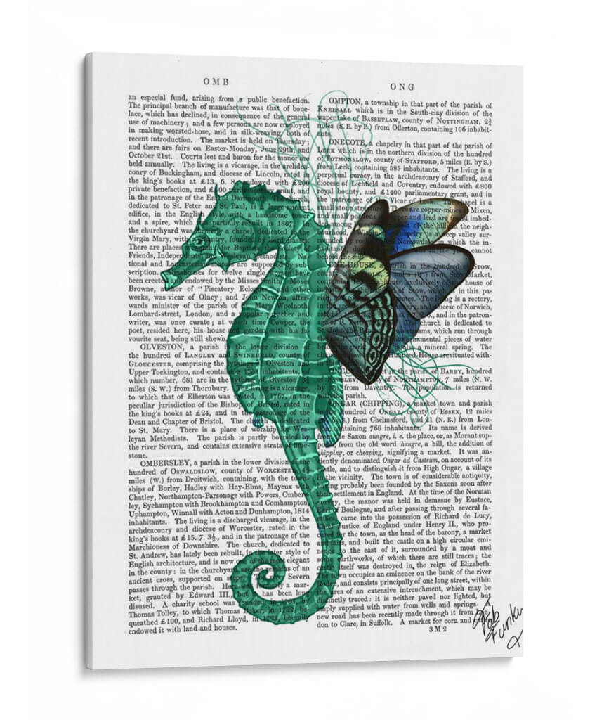 Caballito De Mar Alado - Fab Funky | Cuadro decorativo de Canvas Lab