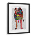 Staffordshire Bull Terrier - Patchwork - Fab Funky | Cuadro decorativo de Canvas Lab