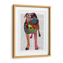 Staffordshire Bull Terrier - Patchwork - Fab Funky | Cuadro decorativo de Canvas Lab