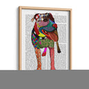Staffordshire Bull Terrier - Patchwork - Fab Funky | Cuadro decorativo de Canvas Lab