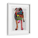 Staffordshire Bull Terrier - Patchwork - Fab Funky | Cuadro decorativo de Canvas Lab