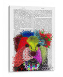 Yorkshire Terrier - Patchwork - Fab Funky | Cuadro decorativo de Canvas Lab