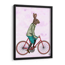Conejo En Bicicleta - Fab Funky | Cuadro decorativo de Canvas Lab