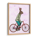 Conejo En Bicicleta - Fab Funky | Cuadro decorativo de Canvas Lab