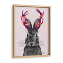 Jackalope Con Astas Rosadas - Fab Funky | Cuadro decorativo de Canvas Lab
