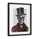Caballero Esqueleto Y Sombrero De Copa - Fab Funky | Cuadro decorativo de Canvas Lab